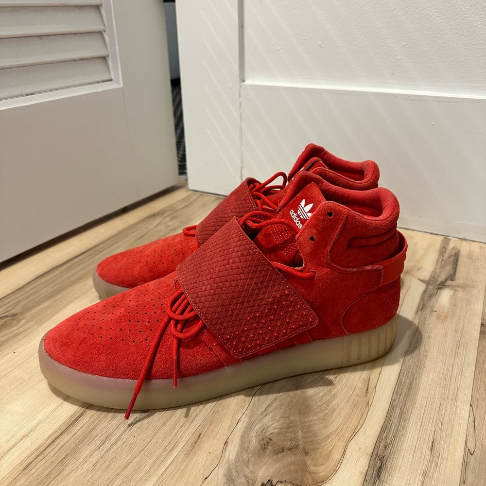 Adidas CC Tubular high trainers strap